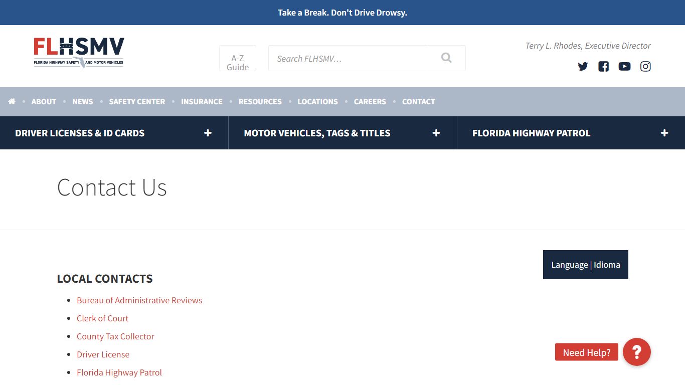 Contact Us - Florida Department of Highway Safety and Motor Vehicles