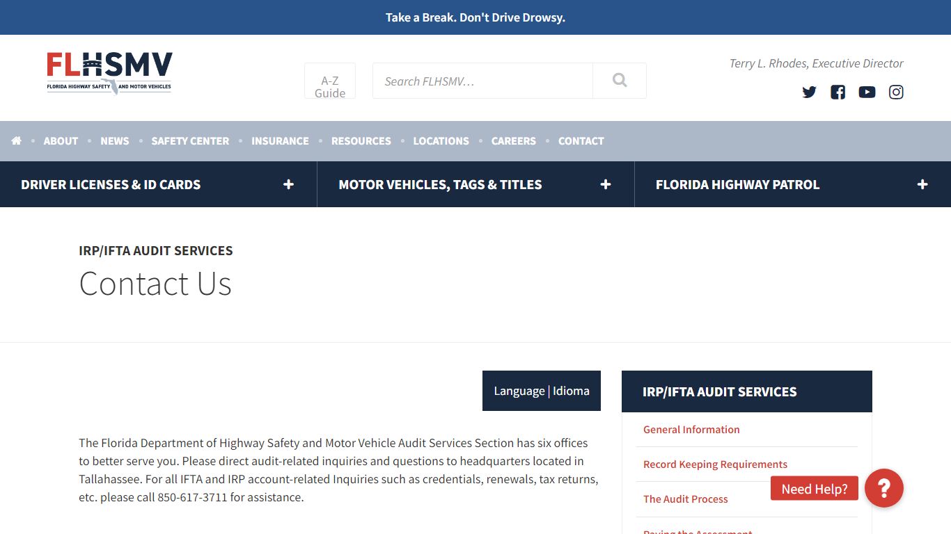 Contact Us - Florida Department of Highway Safety and Motor Vehicles